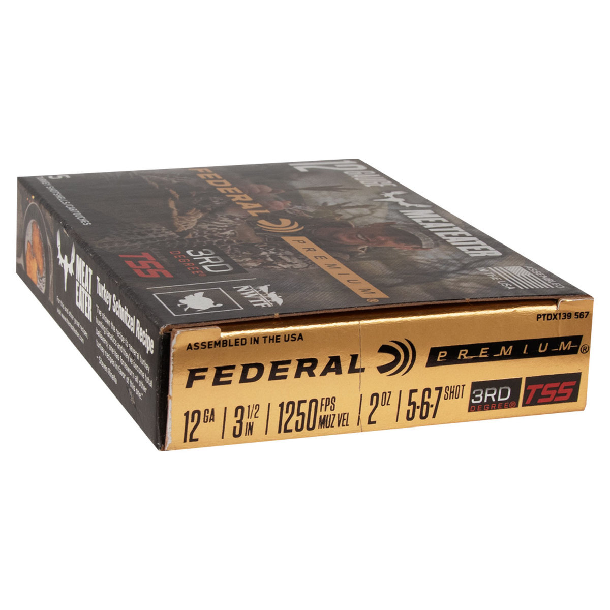 Federal Premium 3rd Degree 12 Gauge 3-1/2in #5,6,7 2oz Turkey Shotshells - 5 Rounds Federal Premium 3rd Degree 12 Gauge 3-1/2in #5,6,7 2oz Turkey Shotshells - 5 Rounds