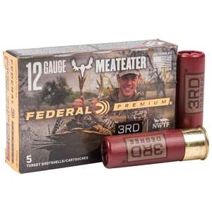 Federal Premium 3rd Degree 12 Gauge 3in #5,6,7 1-3/4oz Turkey Shotshells - 5 Rounds Federal Premium 3rd Degree 12 Gauge 3in #5,6,7 1-3/4oz Turkey Shotshells - 5 Rounds