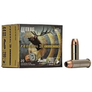 Federal Premium 44 Magnum 280gr Swift A-Frame Handgun Ammo - 20 Rounds