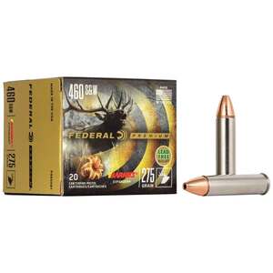 Federal Premium 460 S&W 275gr Barnes Expander Handgun Ammo - 20 Rounds Federal Premium 460 S&W 275gr Barnes Expander Handgun Ammo - 20 Rounds