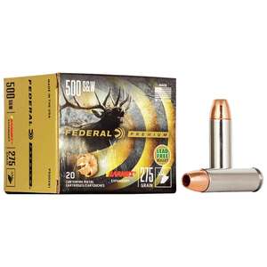 Federal Premium 500 S&W 275gr Barnes Expander Handgun Ammo - 20 Rounds