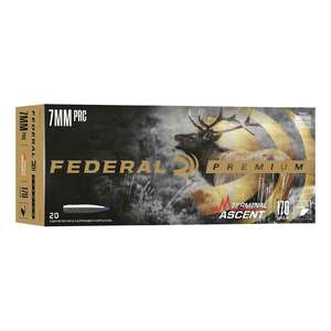 Federal Premium 7mm PRC 170gr Polymer Tip Rifle Ammo - 20 Rounds