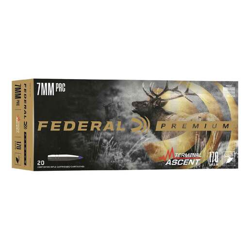 Federal Premium 7mm PRC 170gr Polymer Tip Rifle Ammo – 20 Rounds