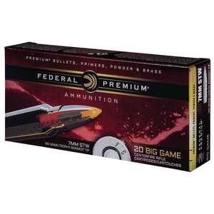 Federal Premium 7mm STW 160gr TBT Rifle Ammo - 20 Rounds