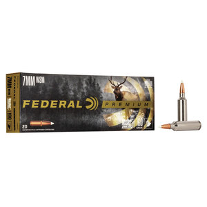 Federal Premium 7mm WSM (Winchester Short Magnum) 160gr Nosler Accubond Rifle Ammo - 20 Rounds