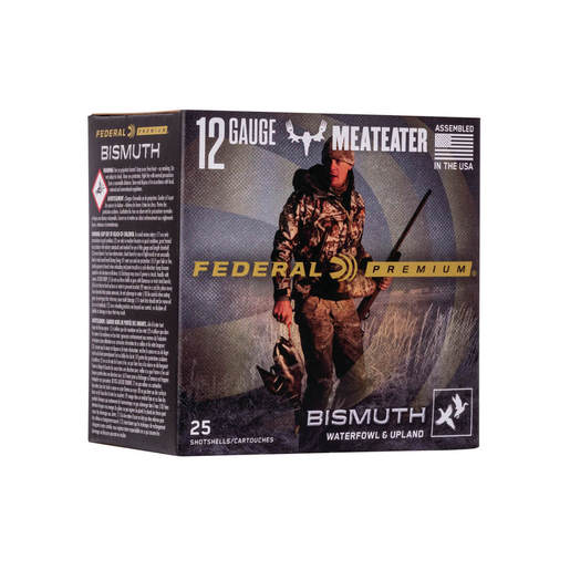 Federal Premium Bismuth 12 Gauge 2-3/4in #4 1-1/4oz Upland Shotshells – 25 Rounds – #4