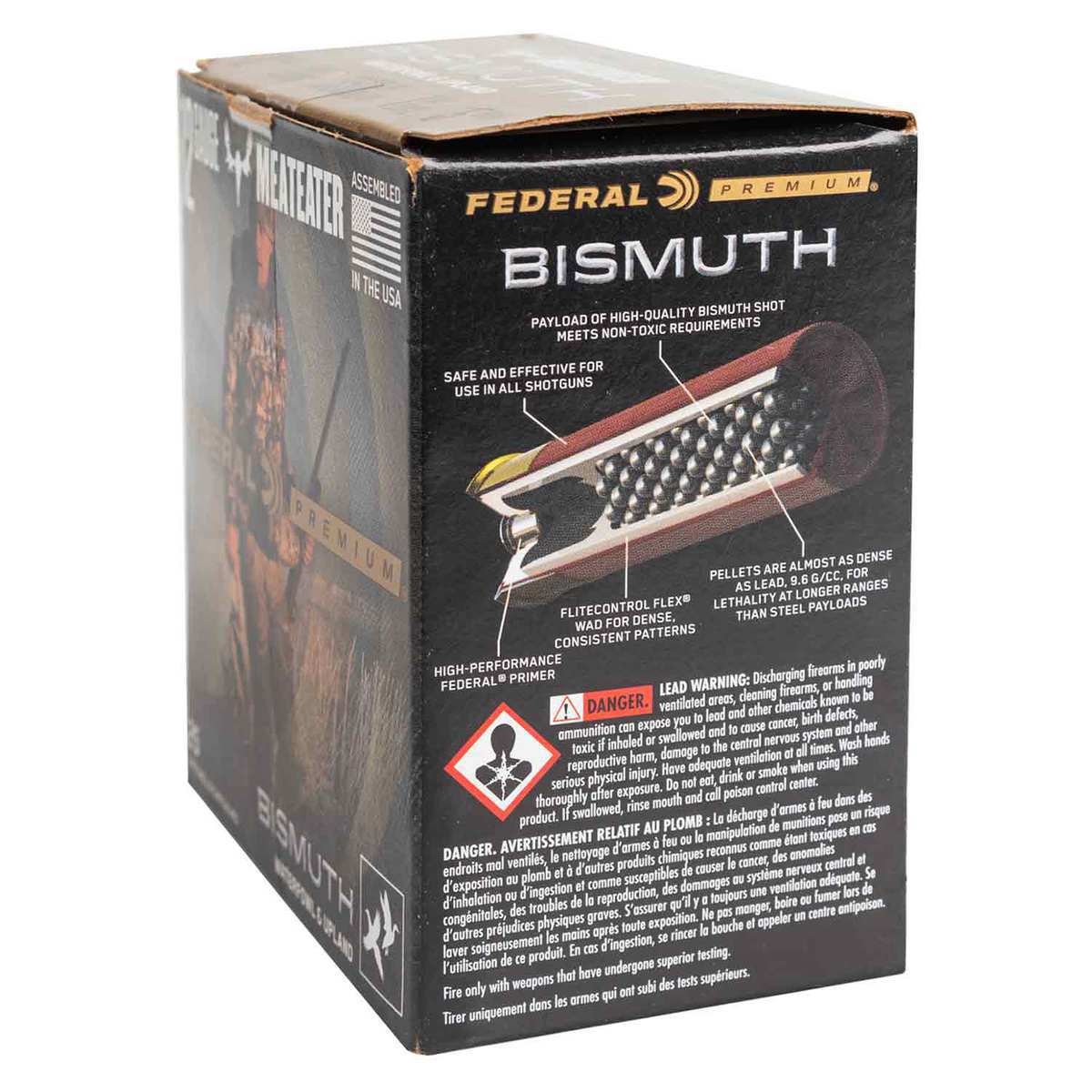 Federal Premium Bismuth 12 Gauge 2-3/4in #5 1-1/4oz Upland Shotshells - 25 Rounds Federal Premium Bismuth 12 Gauge 2-3/4in #5 1-1/4oz Upland Shotshells - 25 Rounds