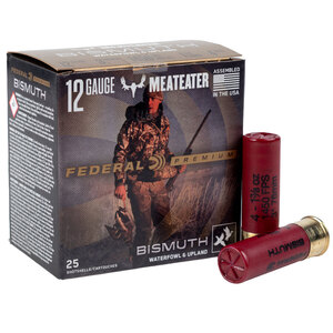 Federal Premium Bismuth 12 Gauge 3in #4 1-3/8oz Upland Shotshells - 25 Rounds Federal Premium Bismuth 12 Gauge 3in #4 1-3/8oz Upland Shotshells - 25 Rounds