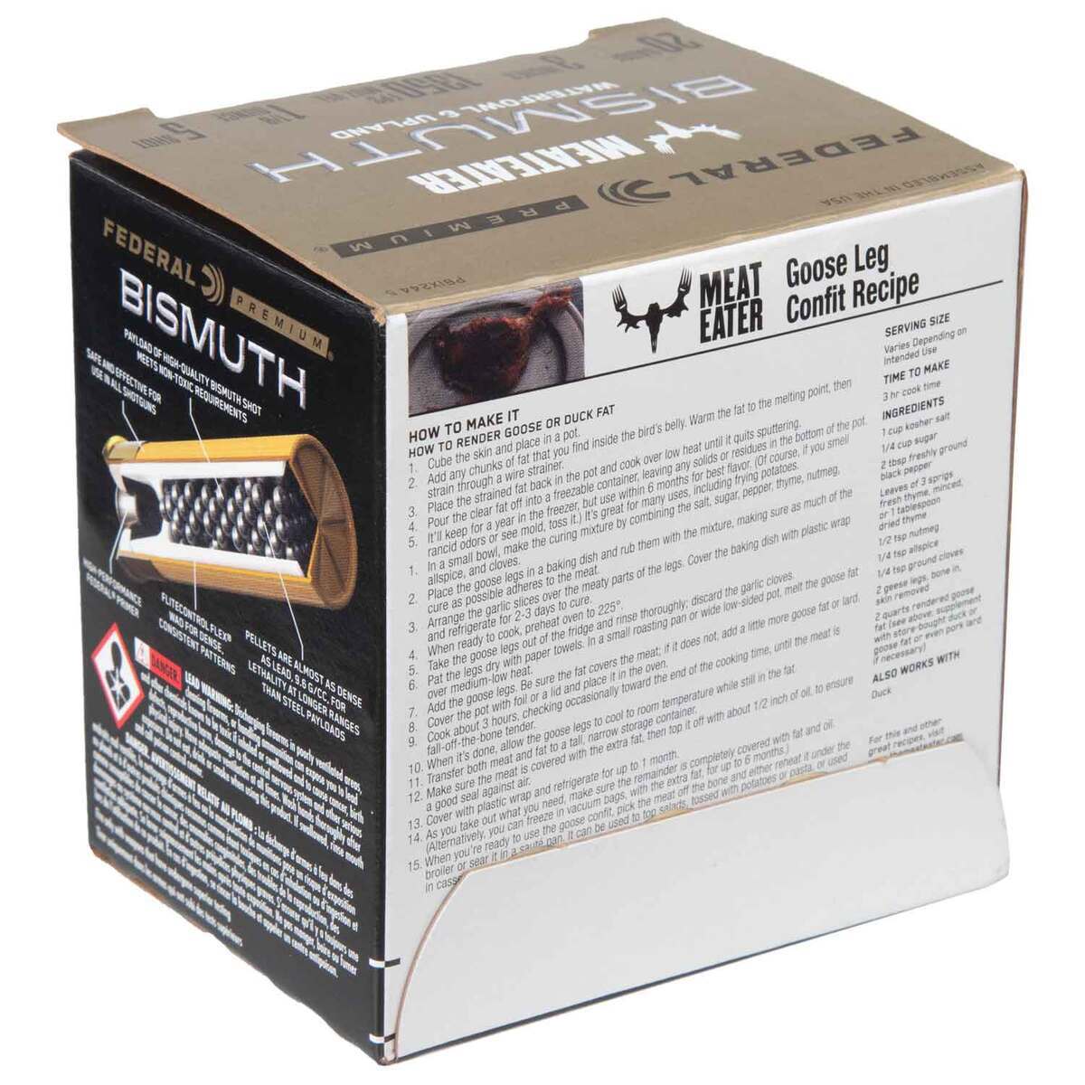 Federal Premium Bismuth 20 Gauge 3in #5 1-1/8oz Upland Shotshells - 25 Rounds Federal Premium Bismuth 20 Gauge 3in #5 1-1/8oz Upland Shotshells - 25 Rounds