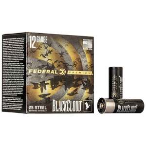 Federal Premium Black Cloud 12 Gauge 3in #1 1-1/4oz Waterfowl Shotshell - 25 Rounds
