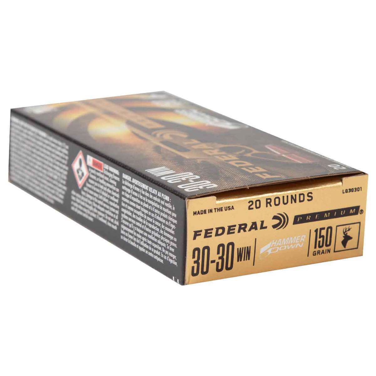 Federal Premium HammerDown 30-30 Winchester 150gr Bonded SP Rifle Ammo - 20 Rounds Federal Premium HammerDown 30-30 Winchester 150gr Bonded SP Rifle Ammo - 20 Rounds
