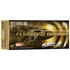 Federal Premium HammerDown 327 Federal Magnum 127gr Bonded HP Rifle Ammo - 20 Rounds Federal Premium HammerDown 327 Federal Magnum 127gr Bonded HP Rifle Ammo - 20 Rounds