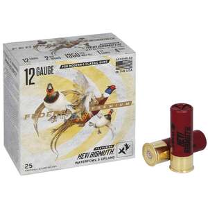Federal Premium Hevi-Bismuth 12 Gauge 2-3/4in #4 1-1/4oz Upland Shotsells - 25 Rounds Federal Premium Hevi-Bismuth 12 Gauge 2-3/4in #4 1-1/4oz Upland Shotsells - 25 Rounds