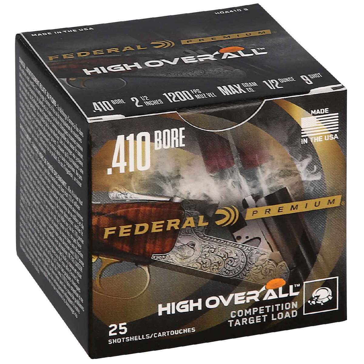 Federal Premium High Over All 410 Gauge 2-1/2in #9 1/2oz Target ...
