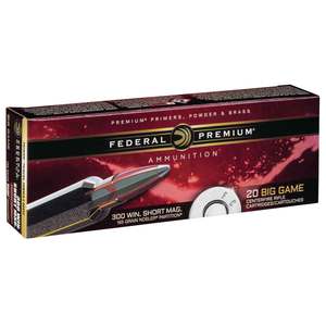 Federal Premium Nosler Partition 300 WSM (Winchester Short Mag) 165gr Nosler Partition Rifle Ammo - 20 Rounds