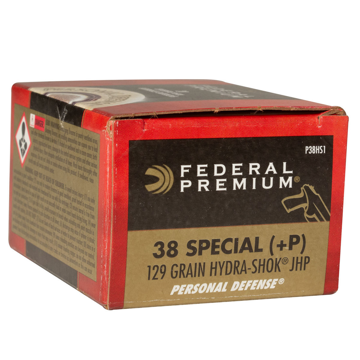 Federal Premium Personal Defense 38 Special +P 129gr Hydra-Shok JHP Handgun Ammo - 20 Rounds Federal Premium Personal Defense 38 Special +P 129gr Hydra-Shok JHP Handgun Ammo - 20 Rounds