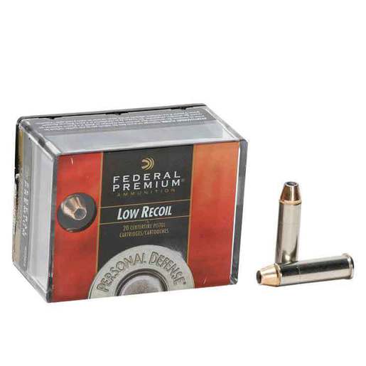 Federal Premium Personal Defense Low Recoil 380 Auto (ACP) 90gr Hydra-Shok JHP Handgun Ammo Ammo - 20 Rounds 20 Rounds Ammo