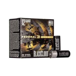 Federal Premium Premium Black Cloud FS 12 Gauge 2-3/4in #3 1-1/8oz Waterfowl Shotshells - 25 Rounds