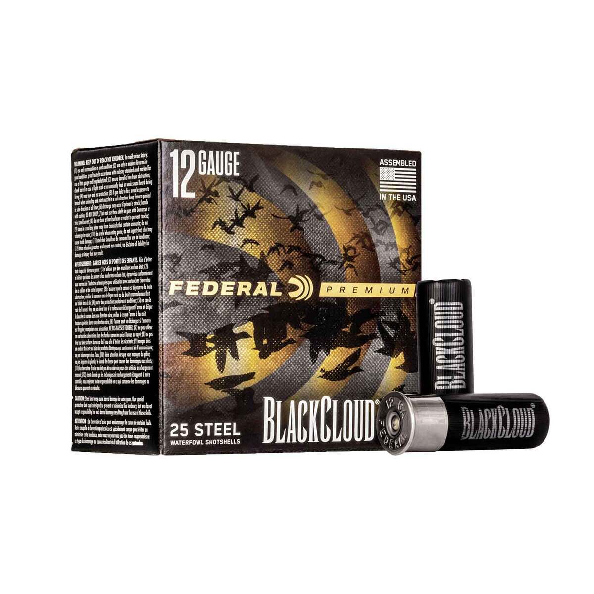 Federal Premium Premium Black Cloud FS 12 Gauge 2-3/4in #3 1-1/8oz Waterfowl Shotshells - 25 Rounds Federal Premium Premium Black Cloud FS 12 Gauge 2-3/4in #3 1-1/8oz Waterfowl Shotshells - 25 Rounds