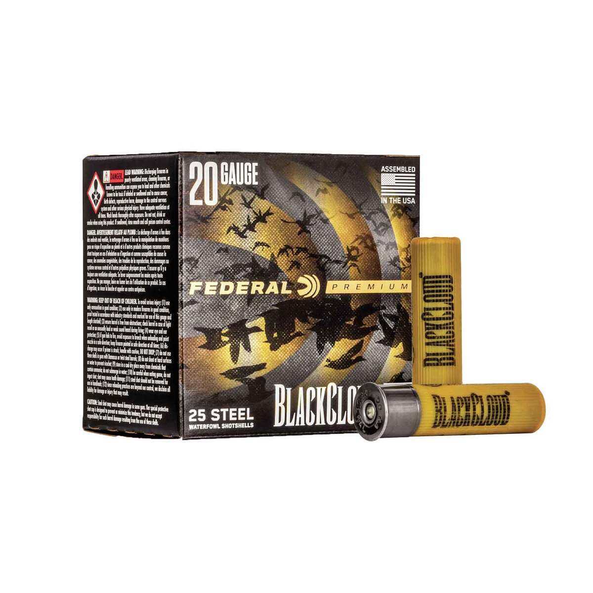 Federal Premium Premium Black Cloud FS 20 Gauge 3in #1 1oz Waterfowl Shotshells - 25 Rounds Federal Premium Premium Black Cloud FS 20 Gauge 3in #1 1oz Waterfowl Shotshells - 25 Rounds