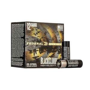 Federal Premium Premium Black Cloud FS High Velocity 12 Gauge 3in #1 1-1/8oz Waterfowl Shotshells - 25 Rounds