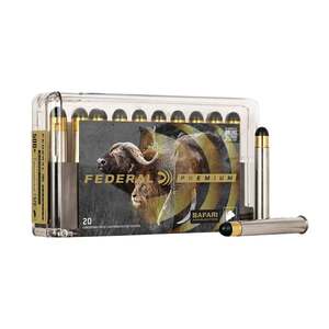 Federal Premium Safari Cape-Shok 500 Nitro Express 570gr Woodleigh Hydro Solid Centerfire Rifle Ammo - 20 Rounds Federal Premium Safari Cape-Shok 500 Nitro Express 570gr Woodleigh Hydro Solid Centerfire Rifle Ammo - 20 Rounds
