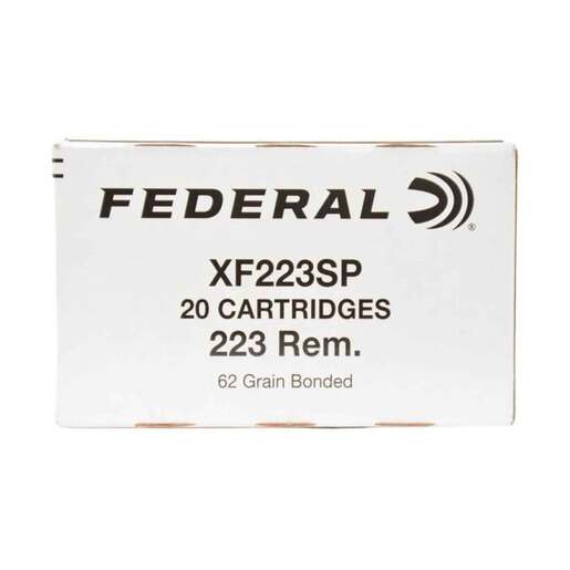 Federal Premium 223 Remington 62 Grain Bonded Soft Point - Federal
