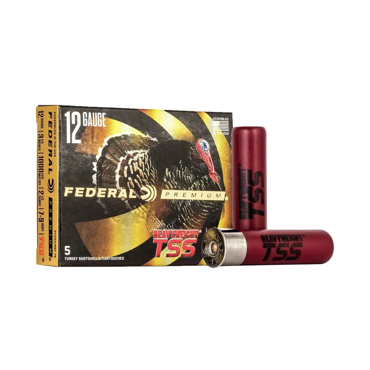 Federal Premium Turkey Heavyweight TSS 12 Gauge 3-1/2in #7/#9 2-1/2oz ...