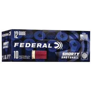 Federal Shorty 12 Gauge 1-3/4in #8 15/16oz Target Shotshells - 10 Rounds