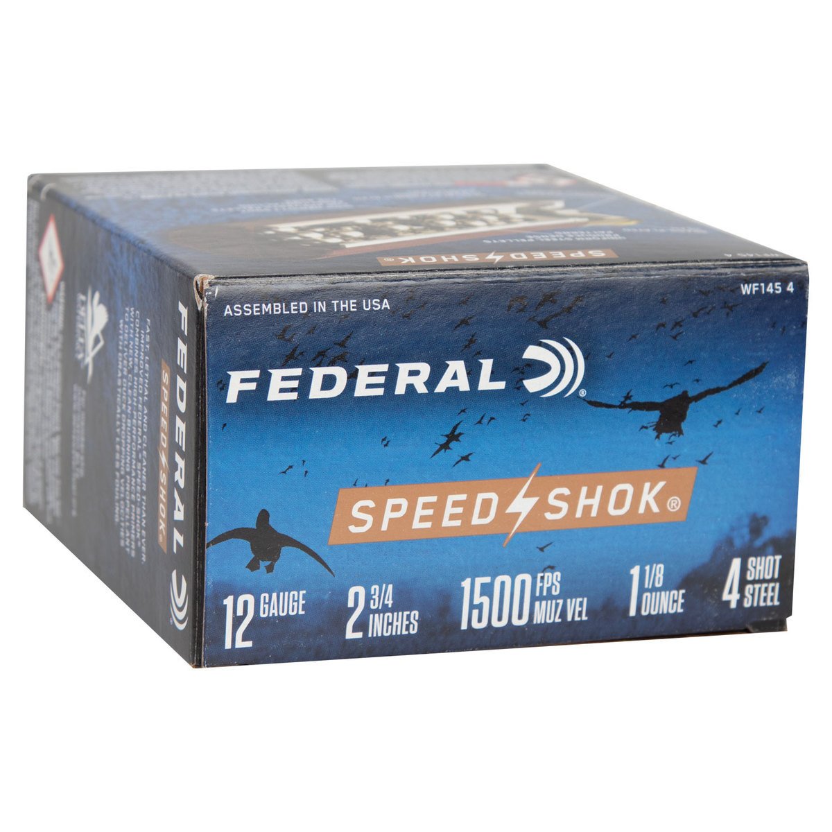 Federal Speed-Shok 12 Gauge 2-3/4in #4 1-1/8oz Waterfowl Shotshells - 25 Rounds Federal Speed-Shok 12 Gauge 2-3/4in #4 1-1/8oz Waterfowl Shotshells - 25 Rounds