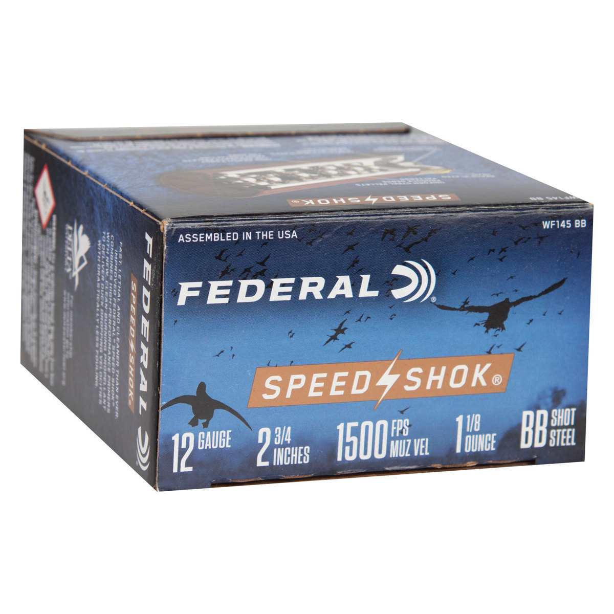 Federal Speed-Shok 12 Gauge 2-3/4in BB 1-1/8oz Waterfowl Shotshells - 25 Rounds Federal Speed-Shok 12 Gauge 2-3/4in BB 1-1/8oz Waterfowl Shotshells - 25 Rounds