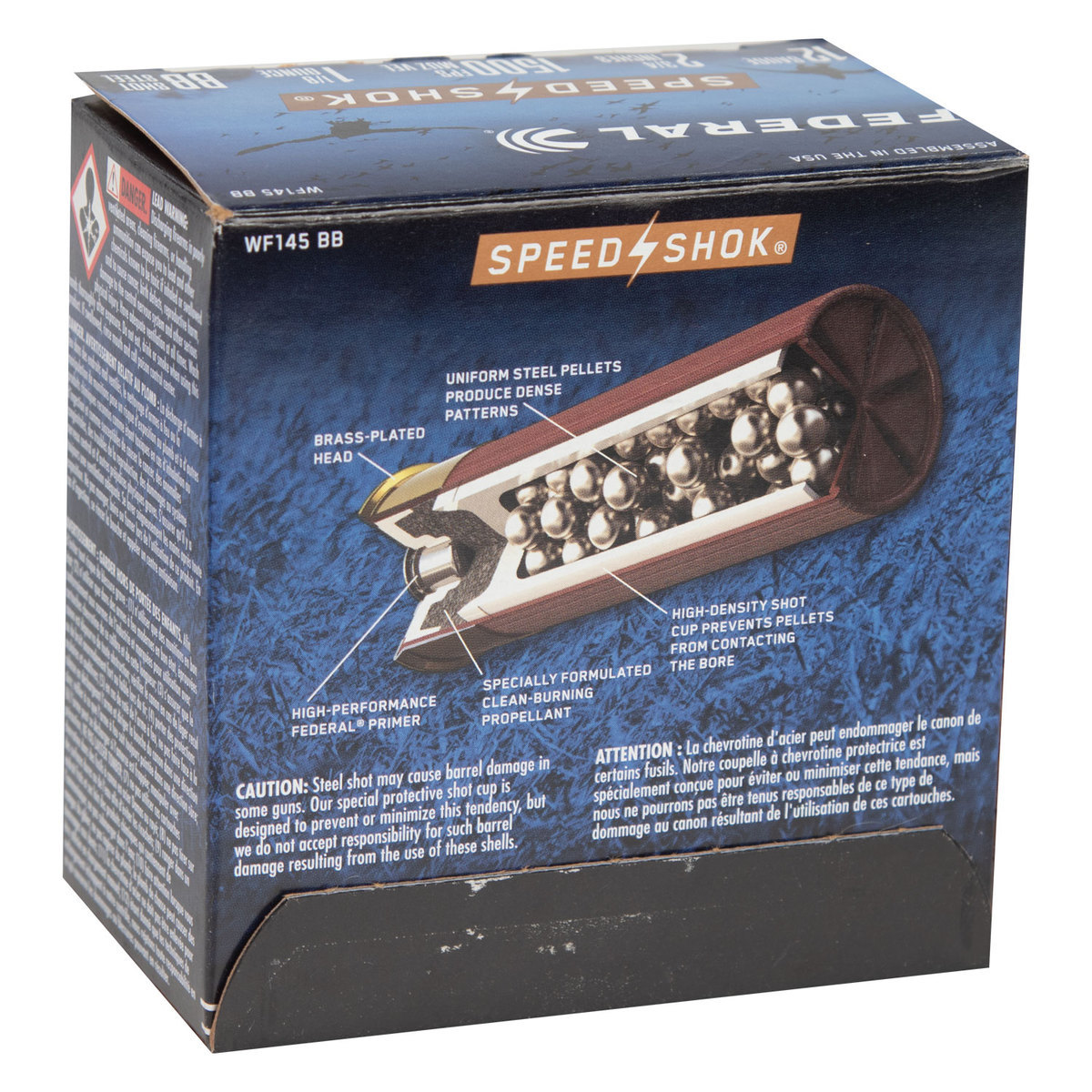 Federal Speed-Shok 12 Gauge 2-3/4in BB 1-1/8oz Waterfowl Shotshells - 25 Rounds Federal Speed-Shok 12 Gauge 2-3/4in BB 1-1/8oz Waterfowl Shotshells - 25 Rounds