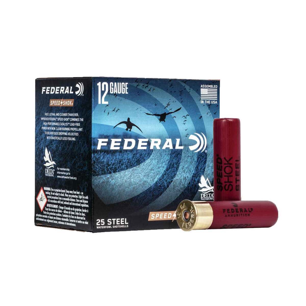 Federal Speed-Shok 12 Gauge 3-1/2in #3 1-3/8oz Waterfowl Shotshells - 25 Rounds Federal Speed-Shok 12 Gauge 3-1/2in #3 1-3/8oz Waterfowl Shotshells - 25 Rounds