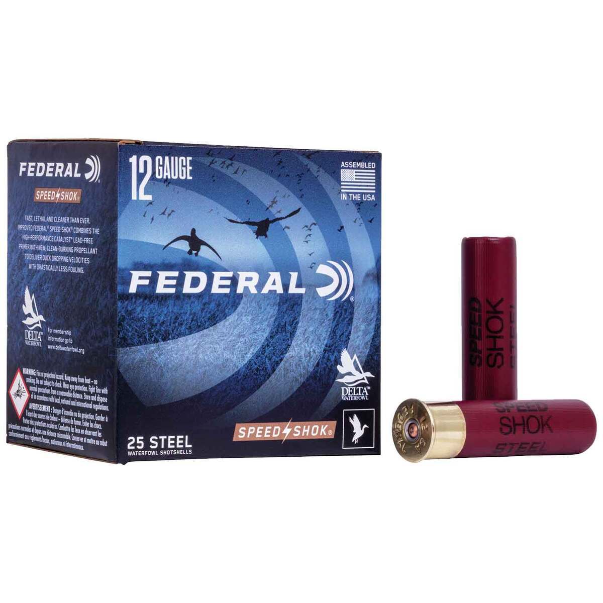 Federal Speed-Shok 12 Gauge 3-1/2in T 1-1/2oz Shotshells - 25 Rounds Federal Speed-Shok 12 Gauge 3-1/2in T 1-1/2oz Shotshells - 25 Rounds