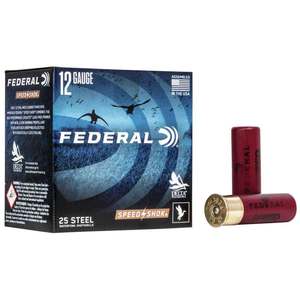 Federal Speed-Shok 12 Gauge 3in #4 1-1/4oz Waterfowl Shotshells - 25 Rounds Federal Speed-Shok 12 Gauge 3in #4 1-1/4oz Waterfowl Shotshells - 25 Rounds