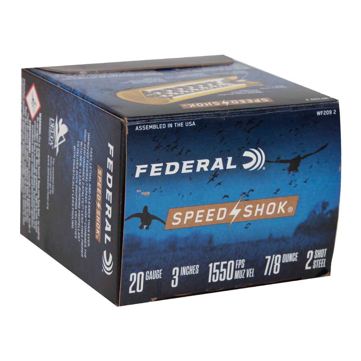 Federal Speed-Shok 20 Gauge 3in #2 7/8oz Waterfowl Shotshells - 25 Rounds Federal Speed-Shok 20 Gauge 3in #2 7/8oz Waterfowl Shotshells - 25 Rounds