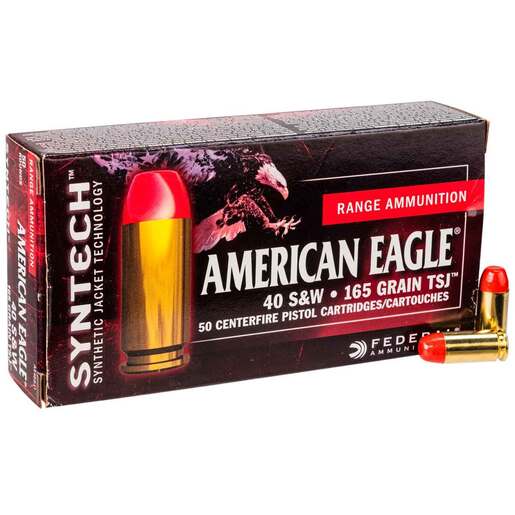 Federal Syntech Range 40 S&W 165gr TSF Handgun Ammo Ammo - 50 Rounds 50 Rounds Ammo