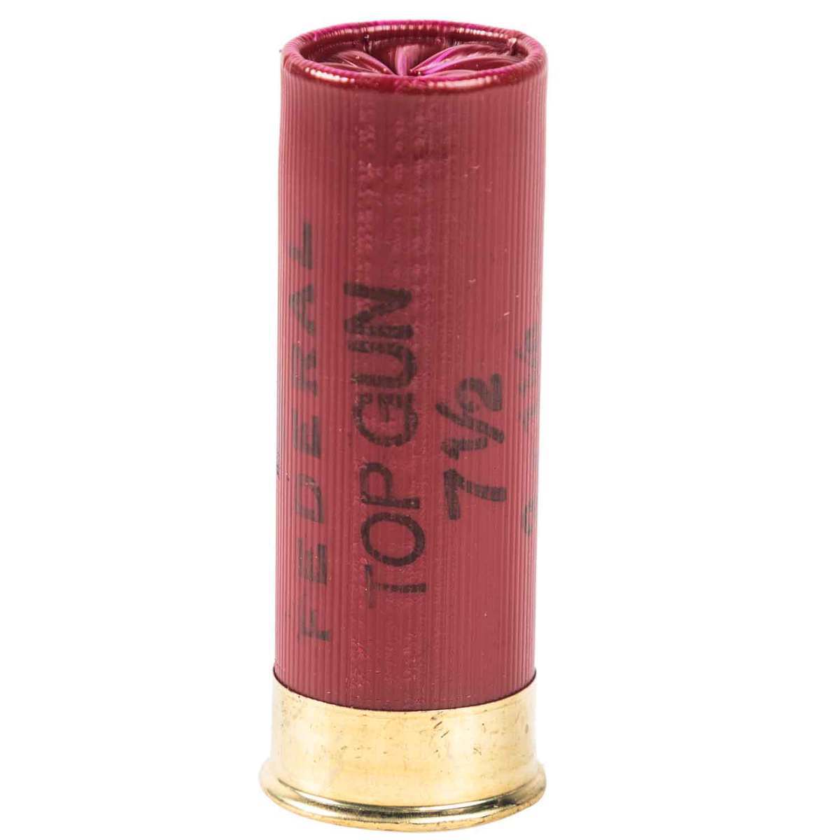 Federal Top Gun 12 Gauge 2-3/4in #7.5 1-1/8oz Target Shotshells - 100 Rounds Federal Top Gun 12 Gauge 2-3/4in #7.5 1-1/8oz Target Shotshells - 100 Rounds