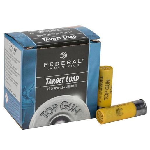 Federal Top Gun 20 Gauge 2-3/4in #8 7/8oz Target Shotshells Ammo - 25 Rounds Ammo - #8 25 Rounds - #8 Ammo