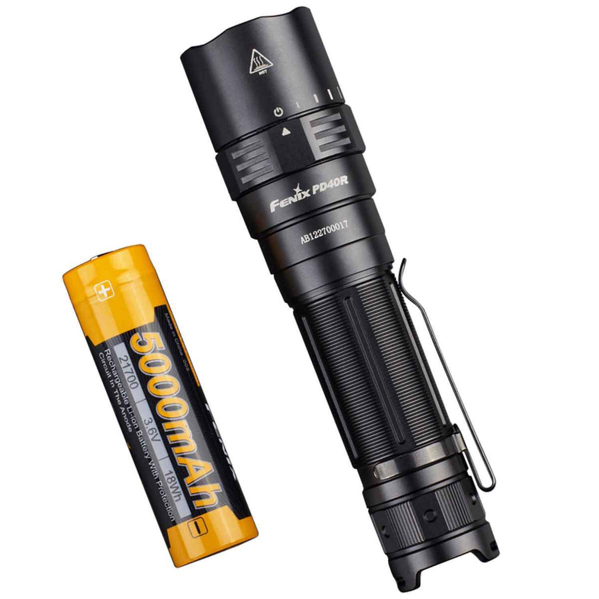 Fenix PD40R V2.0 Rechargeable Mid Size Flashlight - Black Fenix PD40R V2.0 Rechargeable Mid Size Flashlight - Black