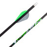 FeraDyne D-Stroyer PileDriver 400 spine Carbon Arrows - 6 Pack - Black/Green