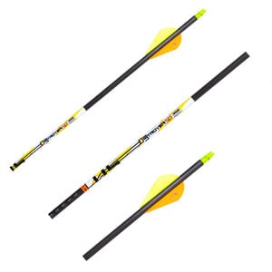 FeraDyne D-Stroyer SD 400 spine Carbon Arrows - 6 Pack