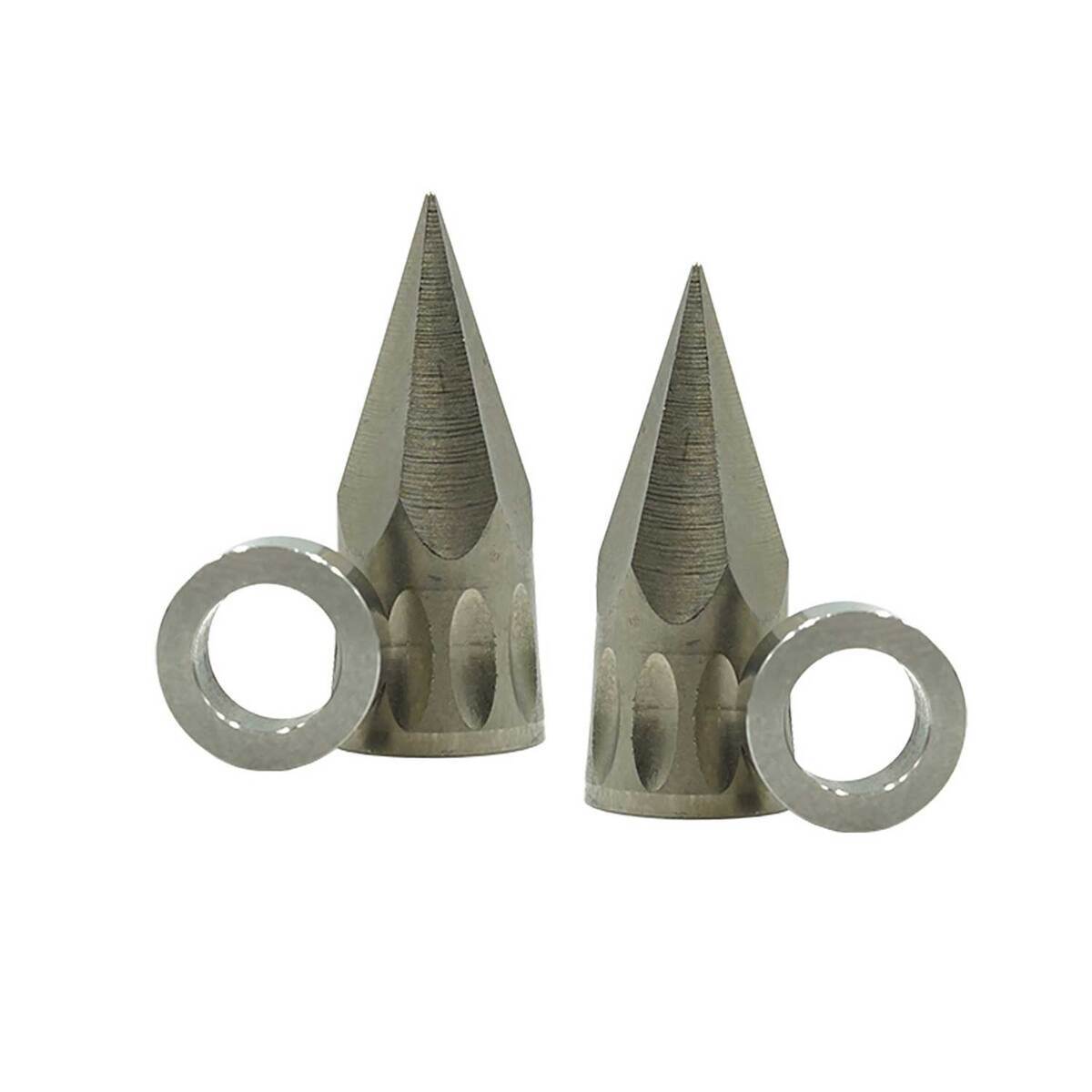 Muzzy Iron Barb Replacement Tips w/ O-Rings - 2 Pack - Gray Muzzy Iron Barb Replacement Tips w/ O-Rings - 2 Pack - Gray