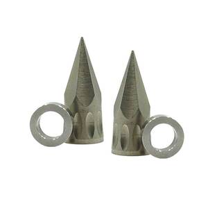 Muzzy Iron Barb Replacement Tips w/ O-Rings - 2 Pack