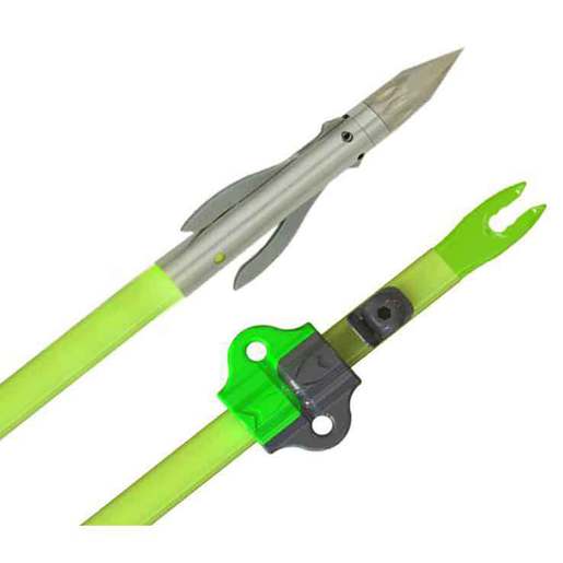 Muzzy Iron 2 Barb Arrow – Yellow