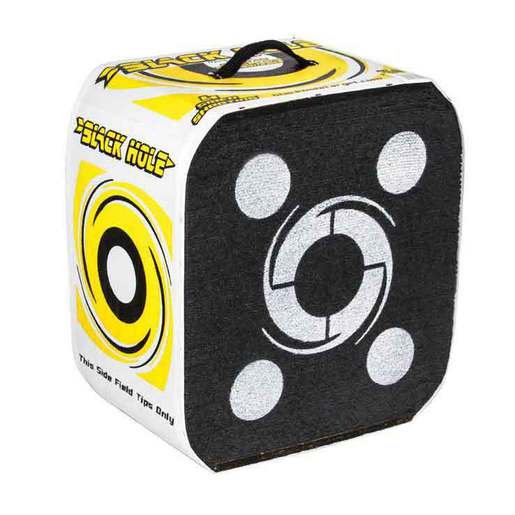 Field Logic Black Hole Archery Target - 18in - White/Black/Yellow 18in x 16in x 11in