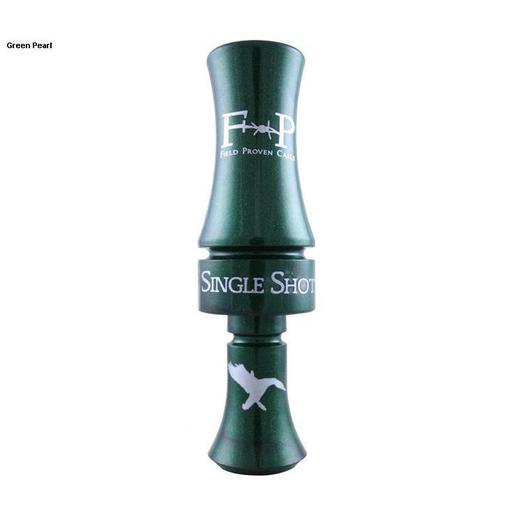 Field Proven Single Shot Duck Call - Poly Green Pearl
