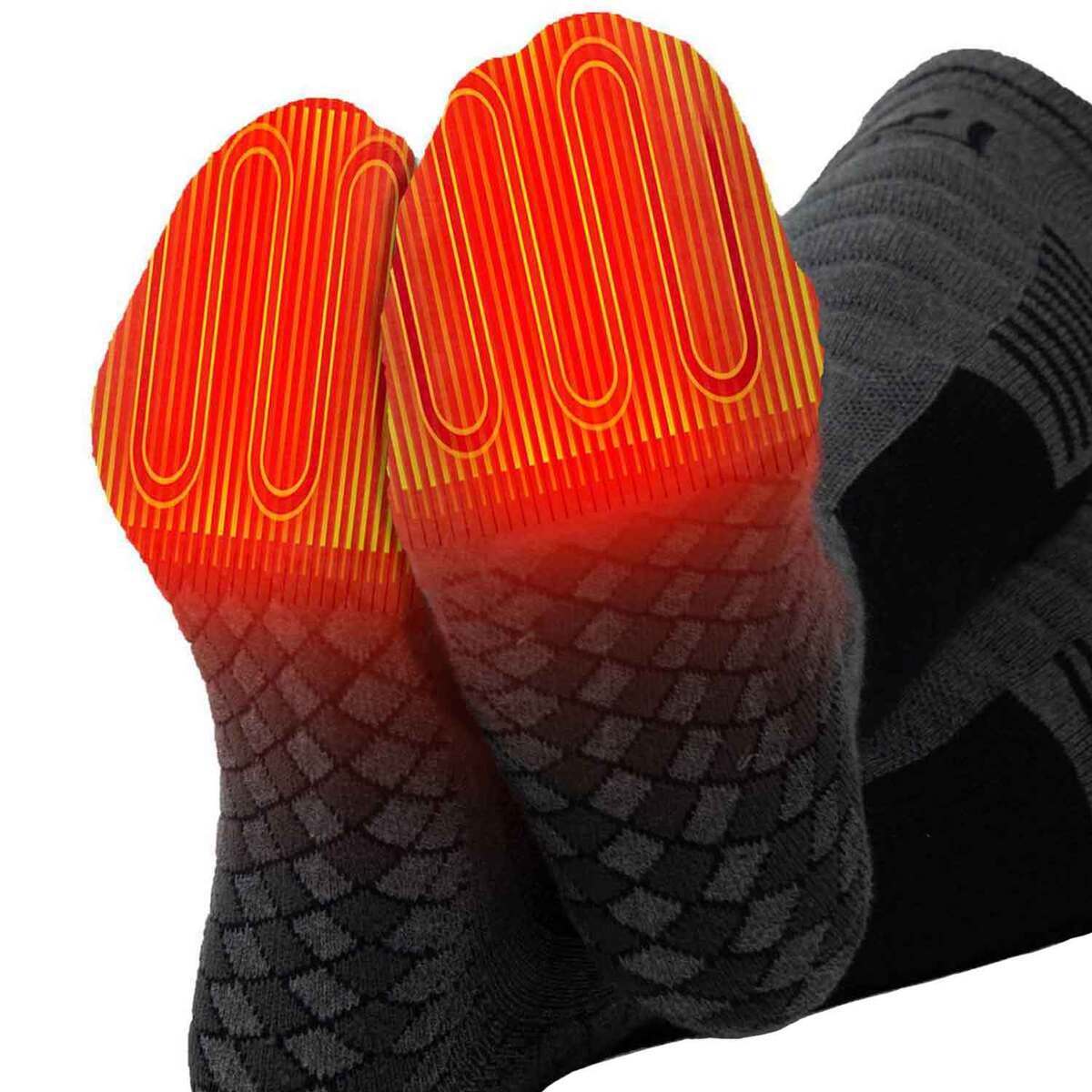 Fieldsheer Men's Standard Mobile Heated Winter Socks - Gray - S - Gray S Fieldsheer Men's Standard Mobile Heated Winter Socks - Gray - S - Gray S