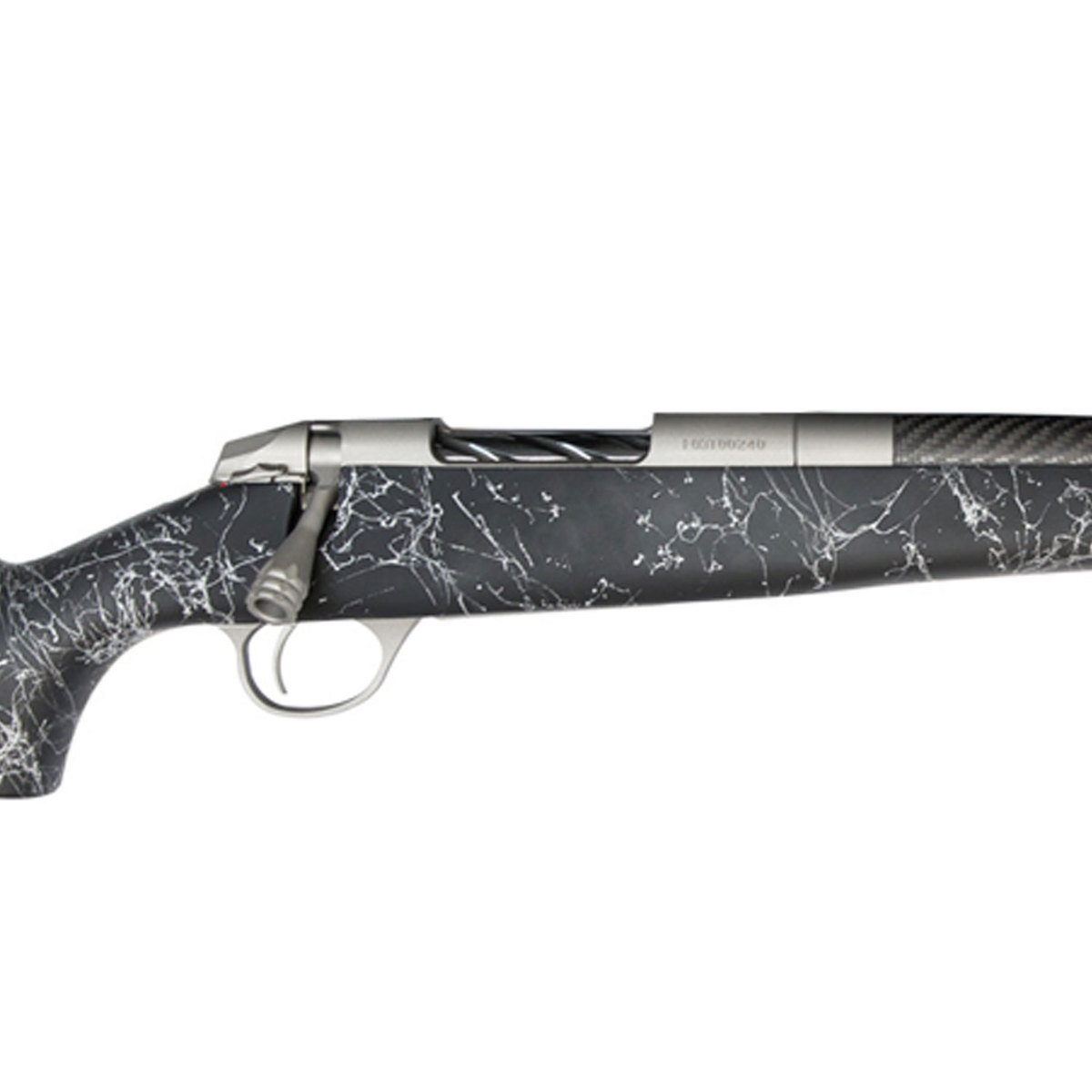 Fierce Carbon MZ 50 Caliber Black/Gray Bolt Action In-Line Muzzleloader - 26in - Black With Gray Webbing Fierce Carbon MZ 50 Caliber Black/Gray Bolt Action In-Line Muzzleloader - 26in - Black With Gray Webbing