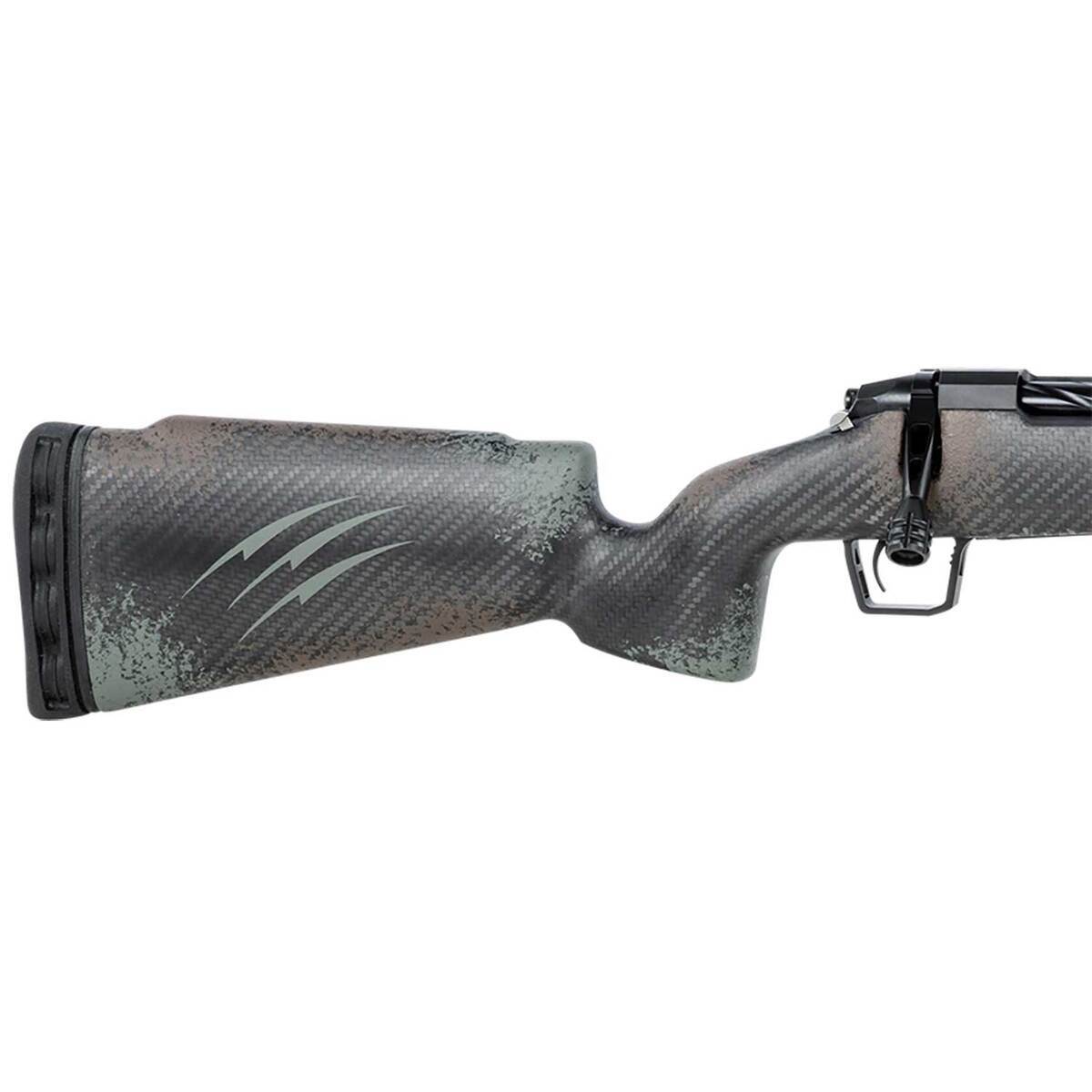 Fierce Carbon Rival Forest Green Carbon Fiber Sock Black Cerakote Bolt Action Rifle - 28 Nosler - 26in - Forest Green Fierce Carbon Rival Forest Green Carbon Fiber Sock Black Cerakote Bolt Action Rifle - 28 Nosler - 26in - Forest Green
